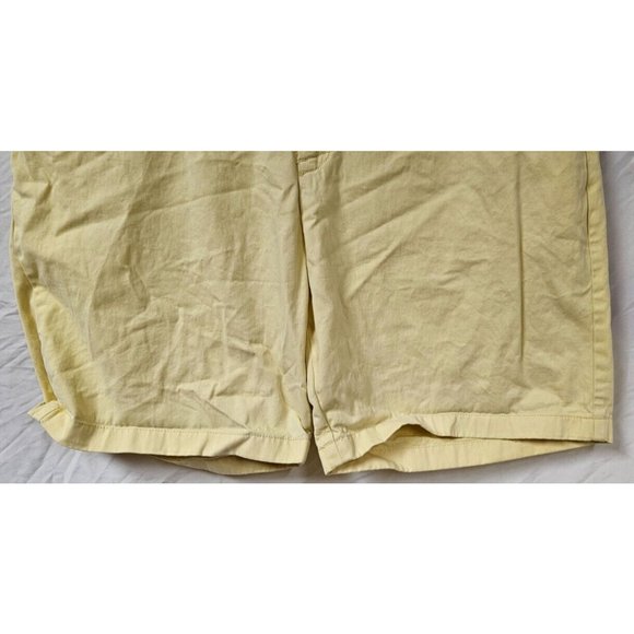 Nautica Mens 40 Yellow The Deck Classic Fit Flat Front Chino Khaki Shorts - Picture 5 of 13